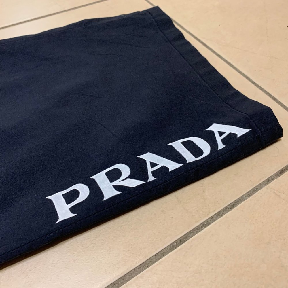 Prada Custom Big Logo Nylon Pants
